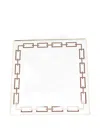 Ginori 1735 Chain-border Square Tray In White