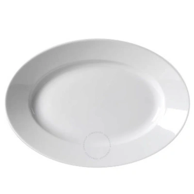 Ginori 1735 Chieti Bianco Oval Flat Platter In White