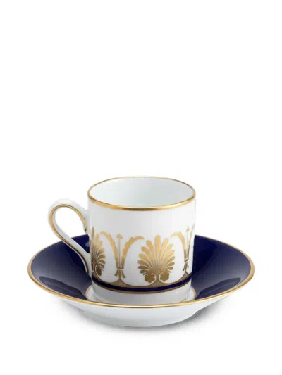 Ginori 1735 Cleopatra Cups Set (set Of Six) In Blue