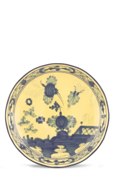 Ginori 1735 Coffee Plate 'oriente Italiano' ⌀ 13 Cm In Yellow