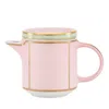 Ginori 1735 Colonna Coffee Pot With Cover In Rosa
