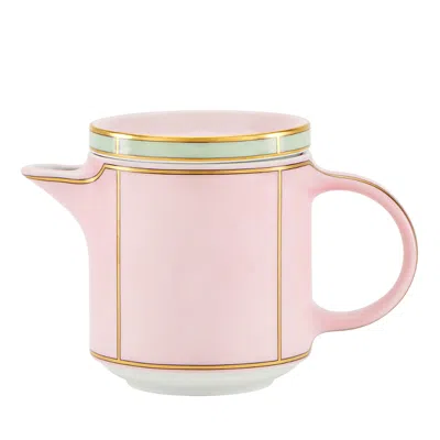 Ginori 1735 Colonna Coffee Pot With Cover In Rosa