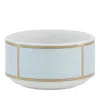 Ginori 1735 Porcelain Colonna Diva Celeste Lidded Sugar Pot In Celeste
