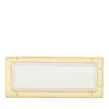 Ginori 1735 Colonna Diva Rectangular Flat Platter In Giallo