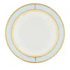 Ginori 1735 Porcelain Colonna Diva Celeste Soup Plate In Celeste