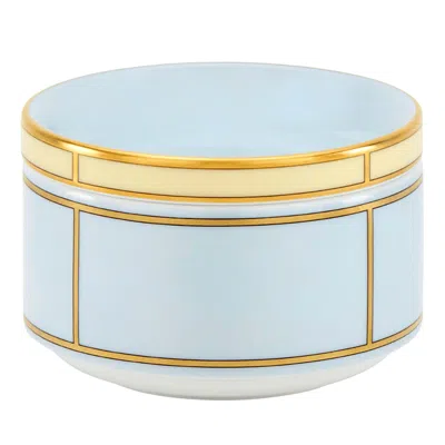Ginori 1735 Colonna Diva Sugar Bowl With Cover In Multi