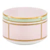 Ginori 1735 Porcelain Colonna Diva Rosa Lidded Sugar Pot In Rosa