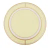 Ginori 1735 Porcelain Colonna Diva Giallo Bread Plate In Giallo