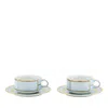 Ginori 1735 Colonna Diva Tea Set For 2 In Blue