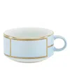 Ginori 1735 Porcelain Colonna Diva Celeste Teacup In Celeste