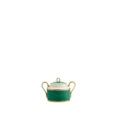 Ginori 1735 Contessa Sugar Bowl With Cover In Green
