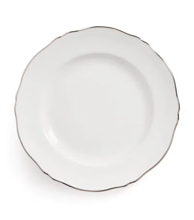 Ginori 1735 Corona Antico Doccia Bread Plate In White