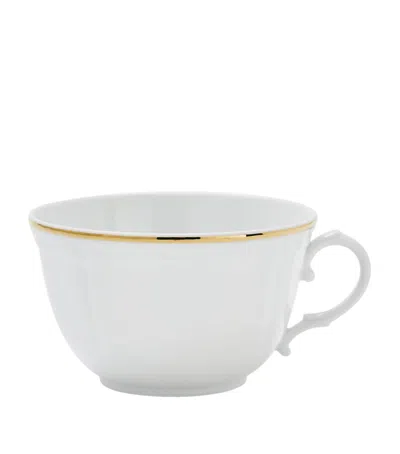 Ginori 1735 Corona Antico Doccia Teacup In White