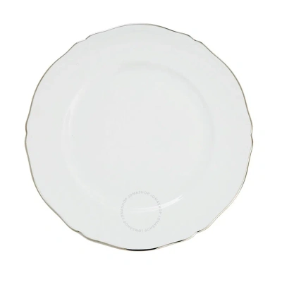 Ginori 1735 Corona Platino Flat Dinner Plate In N/a