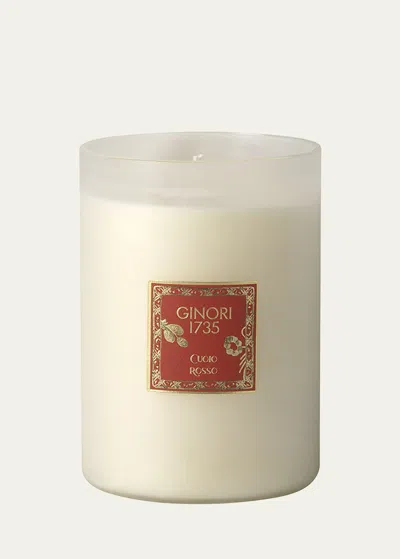 Ginori 1735 Cuoio Rosso Scented Candle Refill For Candleholder Vase, 39 Oz.