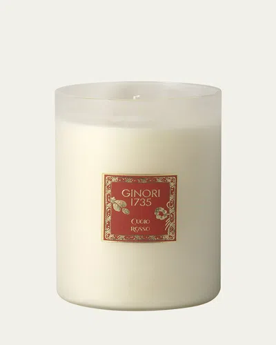 Ginori 1735 Cuoio Rosso Scented Candle Refill For Candleholder Vase, 39 Oz. In Rubrum