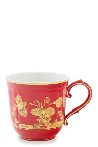 Ginori 1735 Cup 'oriente Italiano - Gold Collection' 400 Ccm In Red