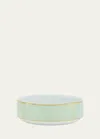 Ginori 1735 Porcelain Colonna Diva Verde Salad Bowl In Diva Verde