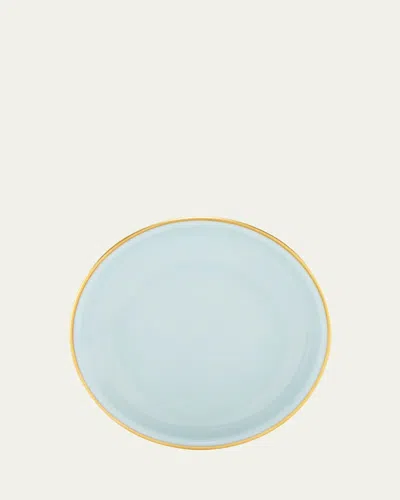 Ginori 1735 Diva Celeste Colonna Cover And Butter Plate In Blue