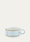 Ginori 1735 Porcelain Colonna Diva Celeste Teacup In Diva Celeste