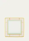Ginori 1735 Porcelain Colonna Diva Square Change Tray In Diva Rosa
