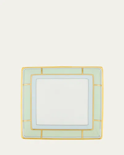 Ginori 1735 Diva Change Tray, Verde In Green