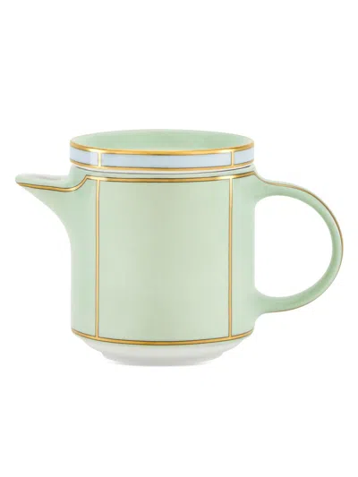 Ginori 1735 Diva Colonna Coffee Pot With Cover In Green