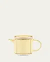 Ginori 1735 Diva Colonna Coffee Pot With Cover, Giallo In Yellow