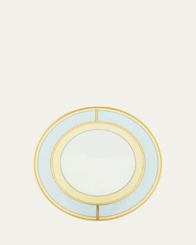 Ginori 1735 Diva Colonna Coffee Saucer, Celeste In Blue