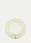 Ginori 1735 Diva Colonna Coffee Saucer, Celeste In Diva Celeste