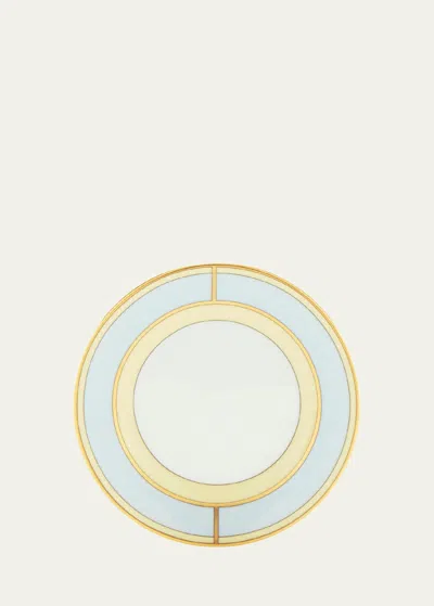 Ginori 1735 Diva Colonna Coffee Saucer, Celeste In Diva Celeste