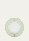 Ginori 1735 Porcelain Colonna Diva Verde Coffee Saucer In Diva Verde