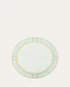 Ginori 1735 Diva Colonna Flat Plate, Celeste In Blue