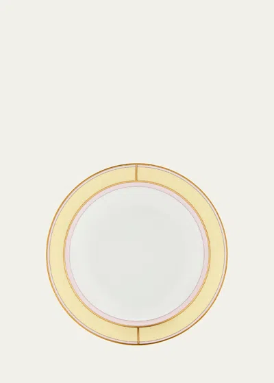 GINORI 1735 DIVA COLONNA SOUP PLATE, GIALLO