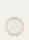 Ginori 1735 Porcelain Colonna Diva Rosa Soup Plate In Diva Rosa