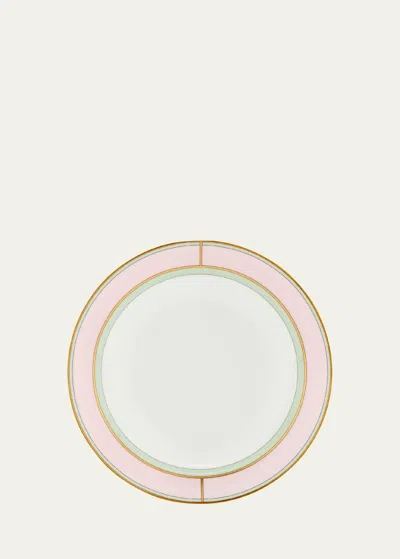 Ginori 1735 Diva Colonna Soup Plate, Rosa In Pink