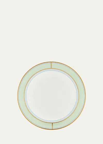 Ginori 1735 Diva Colonna Soup Plate, Verde In Diva Verde