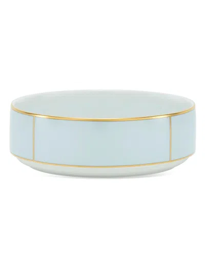 Ginori 1735 Diva Colonna Tureen Porcelain Salad Bowl In Blue