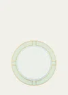 Ginori 1735 Porcelain Colonna Diva Verde Dinner Plate In Diva Verde