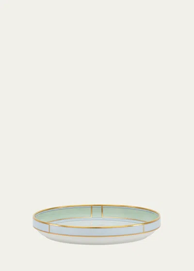 Ginori 1735 Diva Fruit Bowl, Verde In Gold