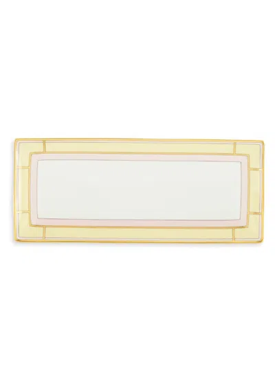 Ginori 1735 Diva Rectangular Flat Porcelain Platter In Neutral