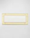 Ginori 1735 Diva Rectangular Platter In Gold