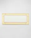 Ginori 1735 Colonna Diva Rectangular Flat Platter In Giallo