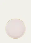 Ginori 1735 Porcelain Colonna Diva Rosa Butter Dish In Diva Rosa