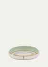 Ginori 1735 Porcelain Colonna Diva Rosa Round Tray In Diva Rosa