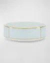 Ginori 1735 Diva Colonna Tureen Porcelain Salad Bowl In Blue