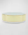 Ginori 1735 Diva Colonna Tureen Porcelain Salad Bowl In Yellow