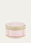 Ginori 1735 Porcelain Colonna Diva Rosa Lidded Sugar Pot In Diva Rosa