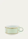 Ginori 1735 Porcelain Colonna Diva Verde Teacup In Diva Verde