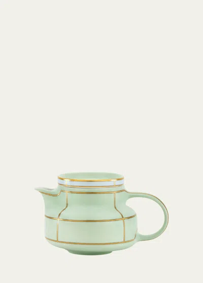 Ginori 1735 Diva Teapot, Verde In Diva Verde